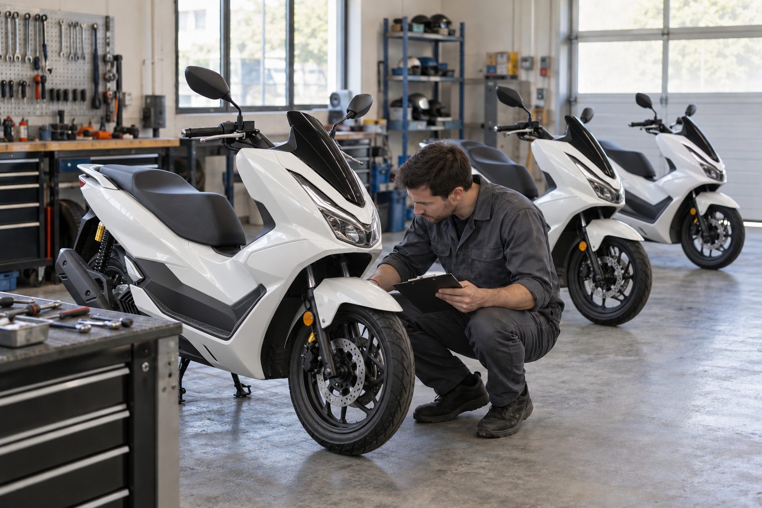 Cómo reducir los costes de mantenimiento de una flota de motos en una empresa